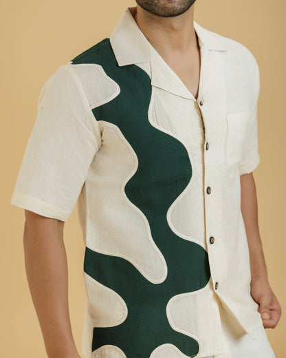 Green Patch Men's shirt