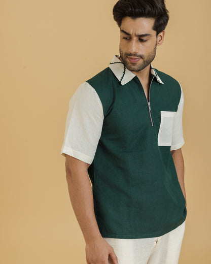 Green Men's Polo Shirt