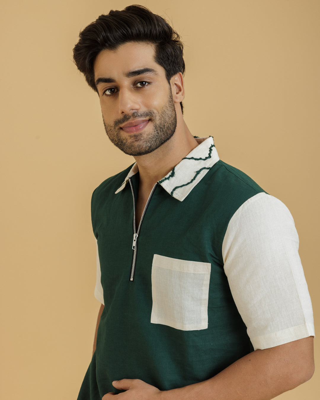 Green Men's Polo Shirt