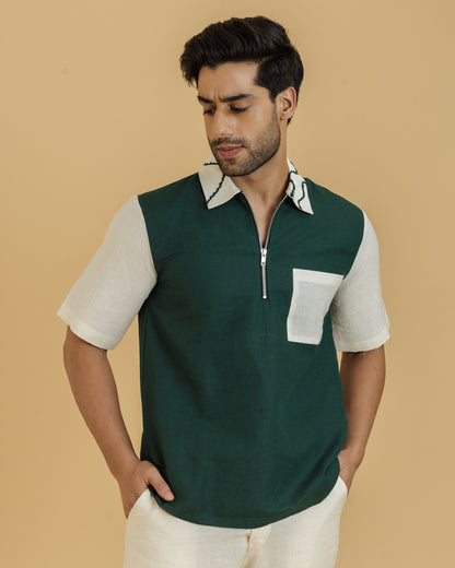 Green Men's Polo Shirt