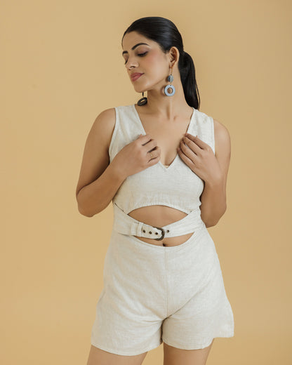 Women's Belt Jumpsuit