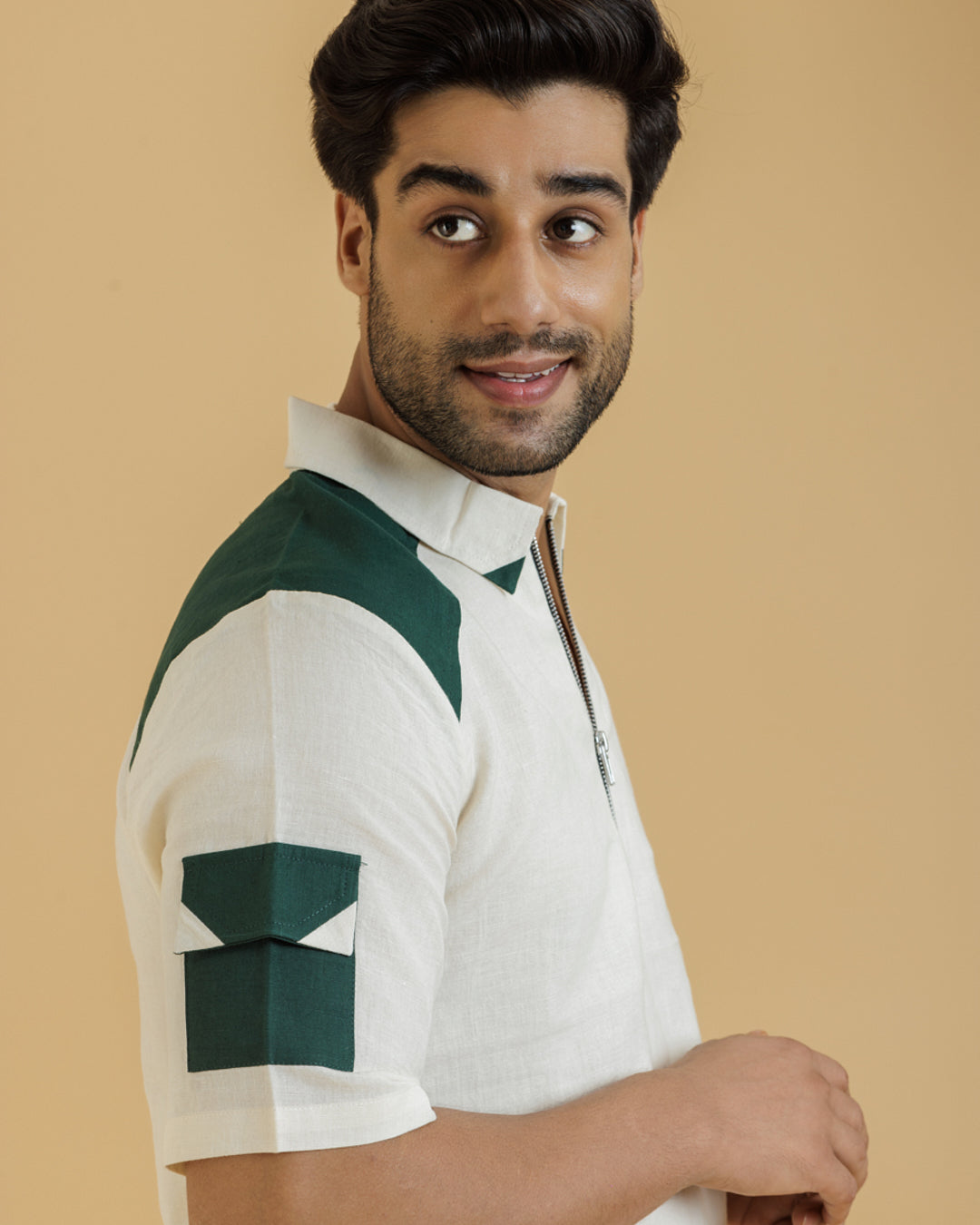 Men's Polo Shirt with pocket on Sleeves