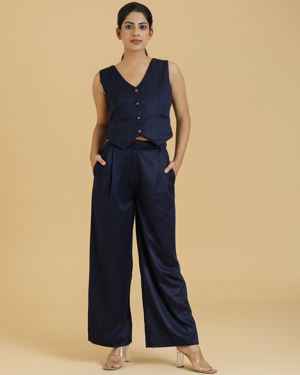 Bamboo Luxe Tailored Set |  Blue
