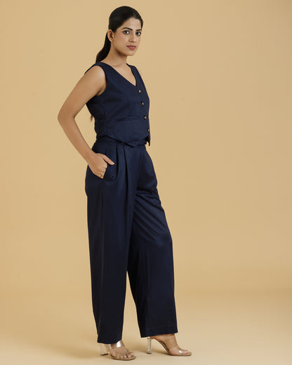 Bamboo Luxe Tailored Set |  Blue